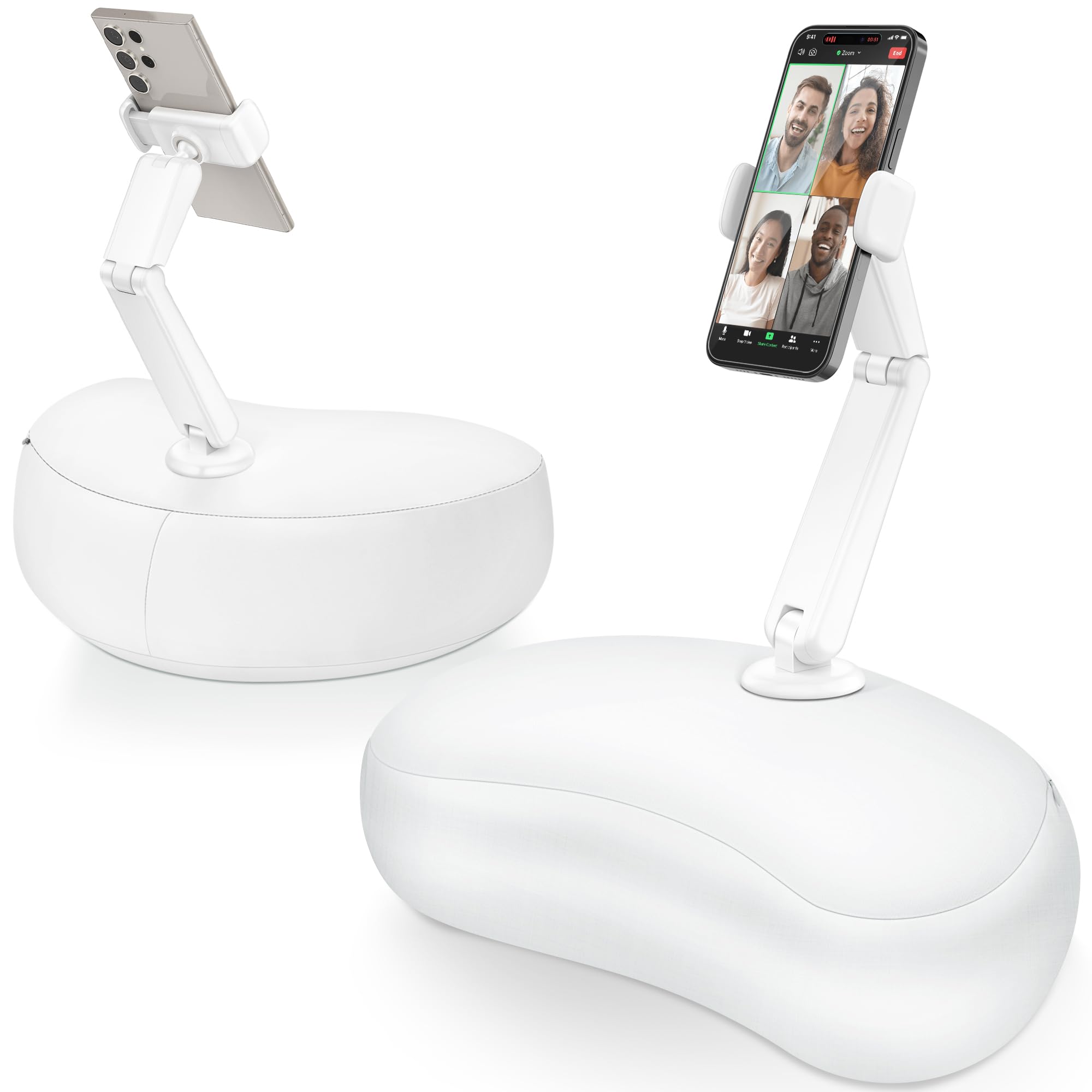 An application scenario or product detail of phone stand for bed - Image 1