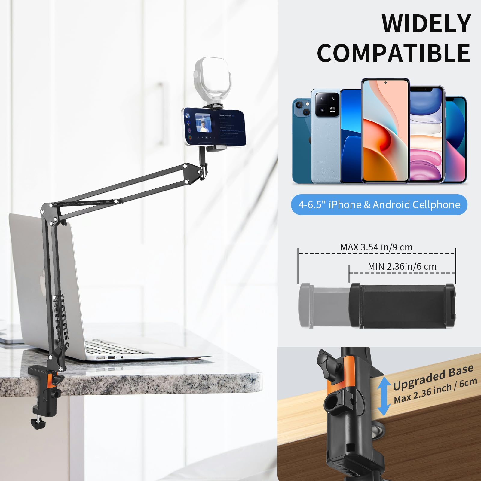 An application scenario or product detail of phone stand for bed - Image 6