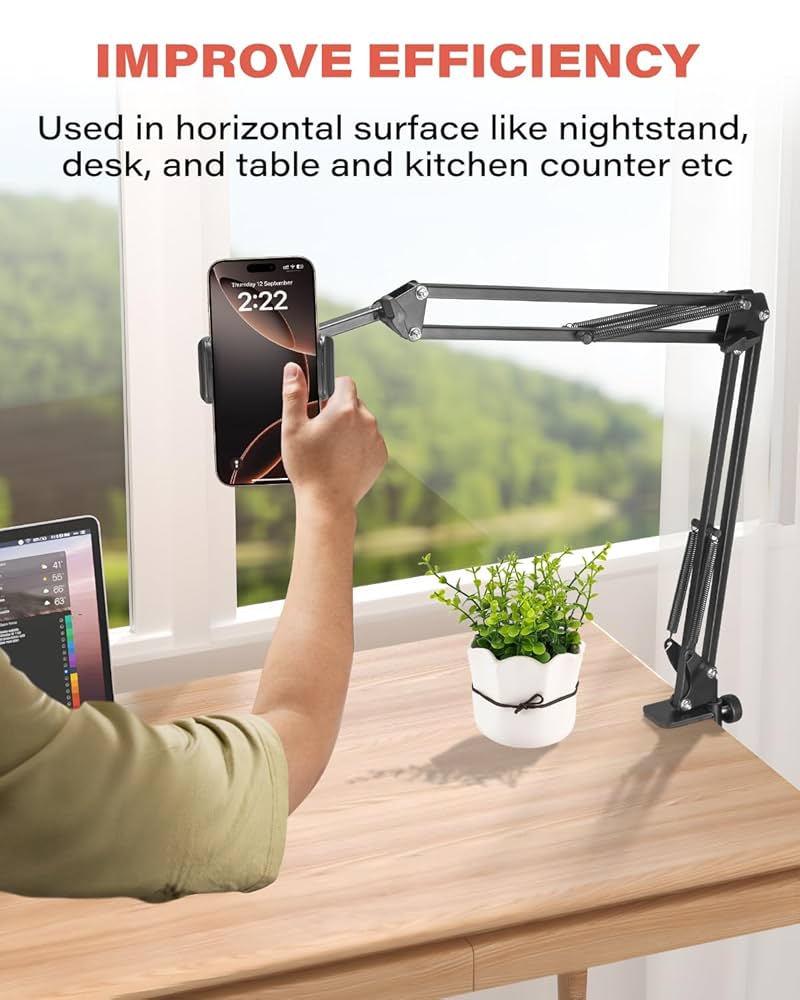 An application scenario or product detail of phone stand for bed - Image 9