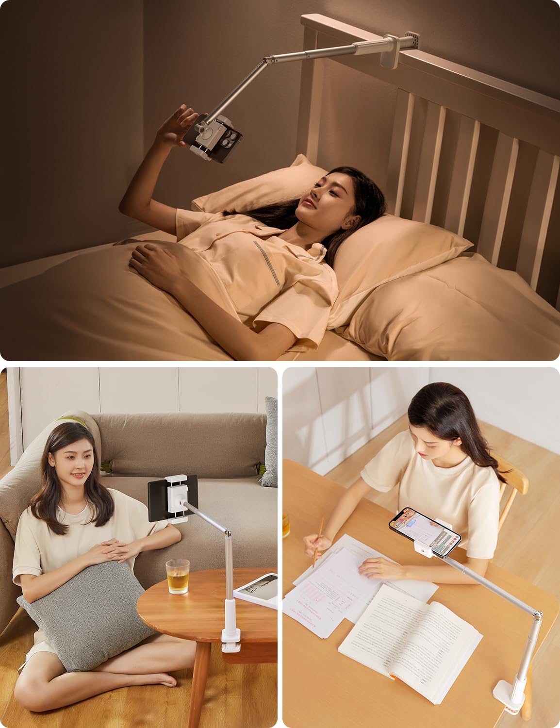 An application scenario or product detail of phone stand for bed - Image 18