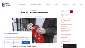 PhoneLocker - Lockable Phone Pouch