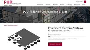PHP Equipment Platform System - Rooftop Support Solutions