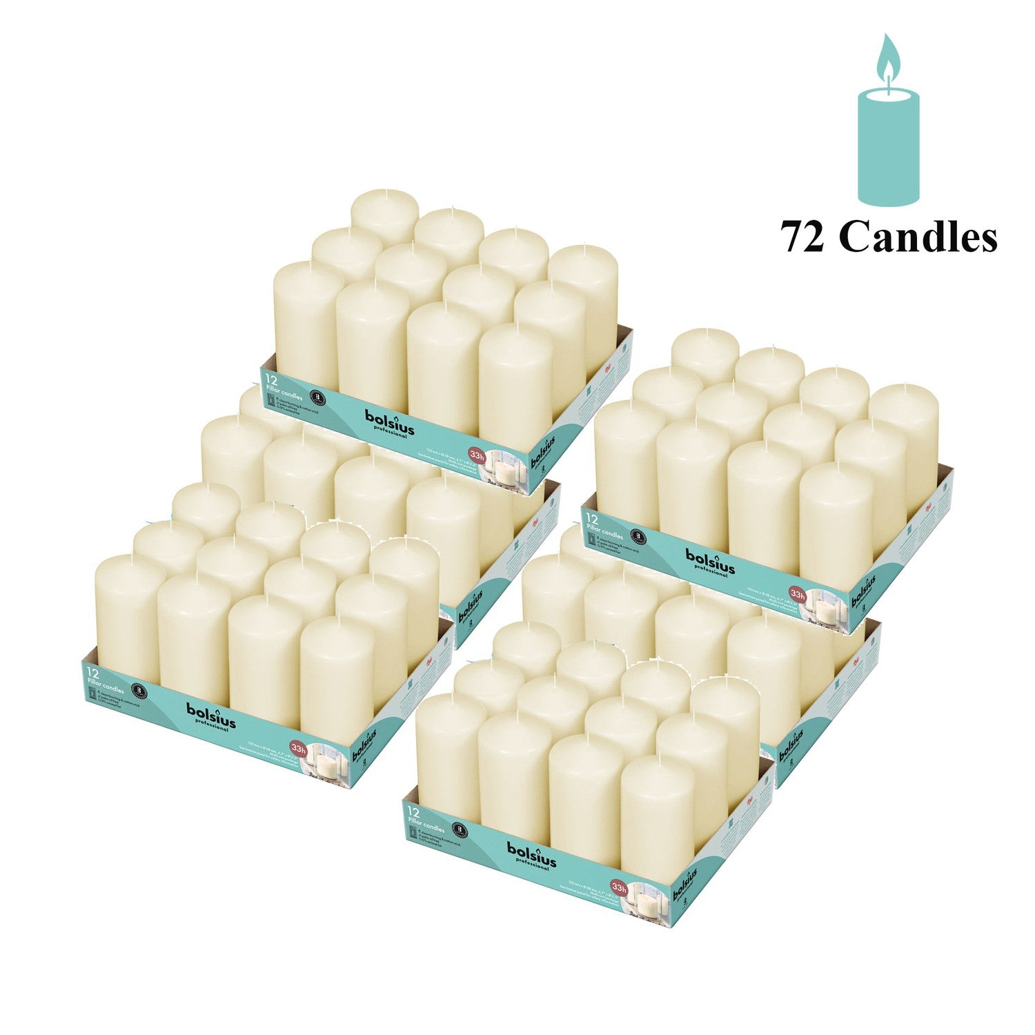An application scenario or product detail of pillar candles bulk - Image 1