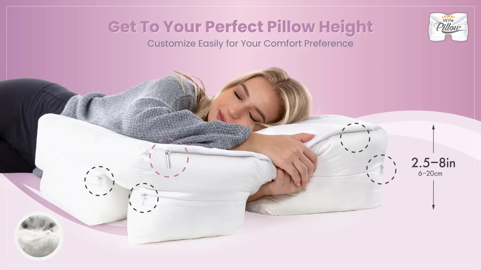 An application scenario or product detail of pillow with arm hole - Image 3