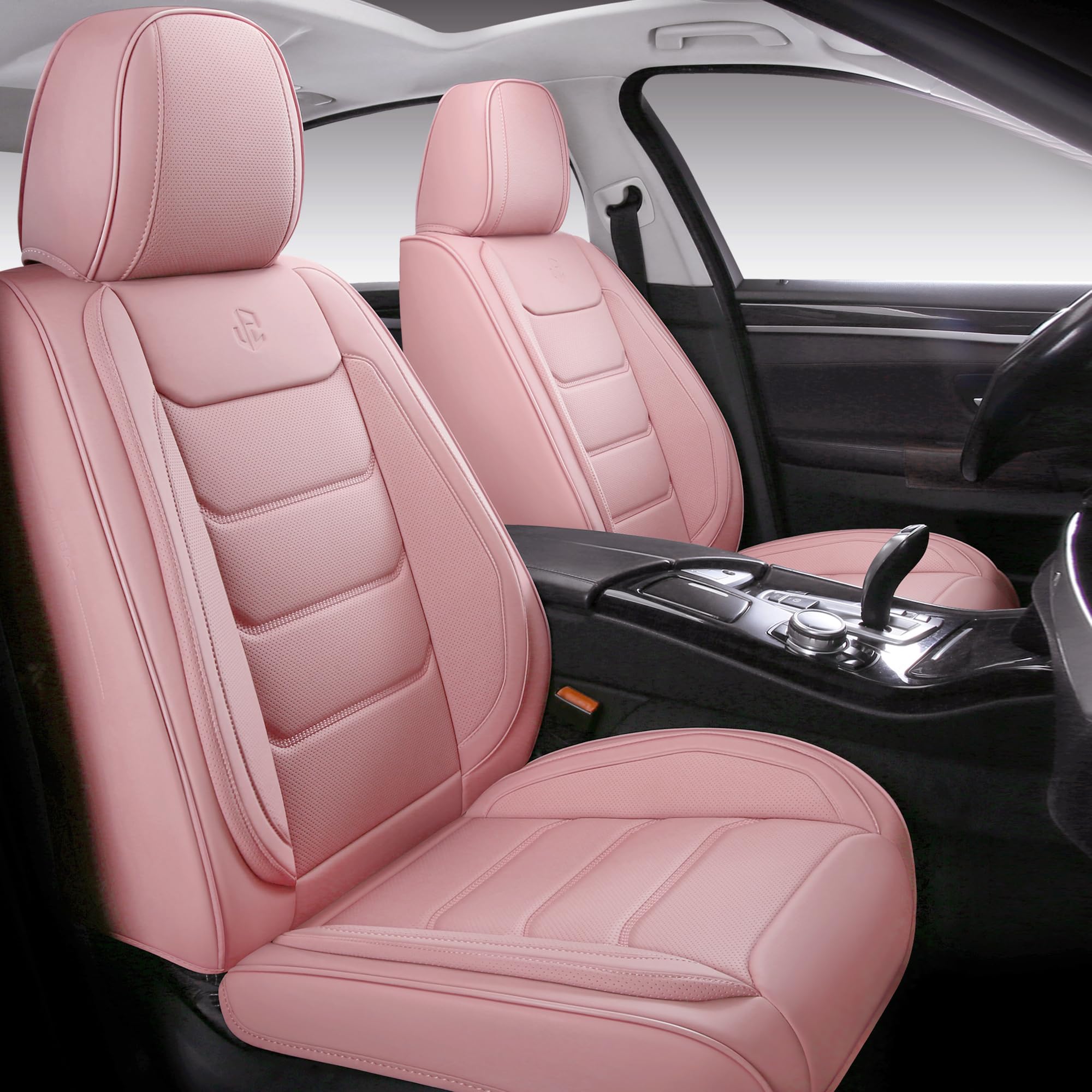An application scenario or product detail of pink auto seat covers - Image 1