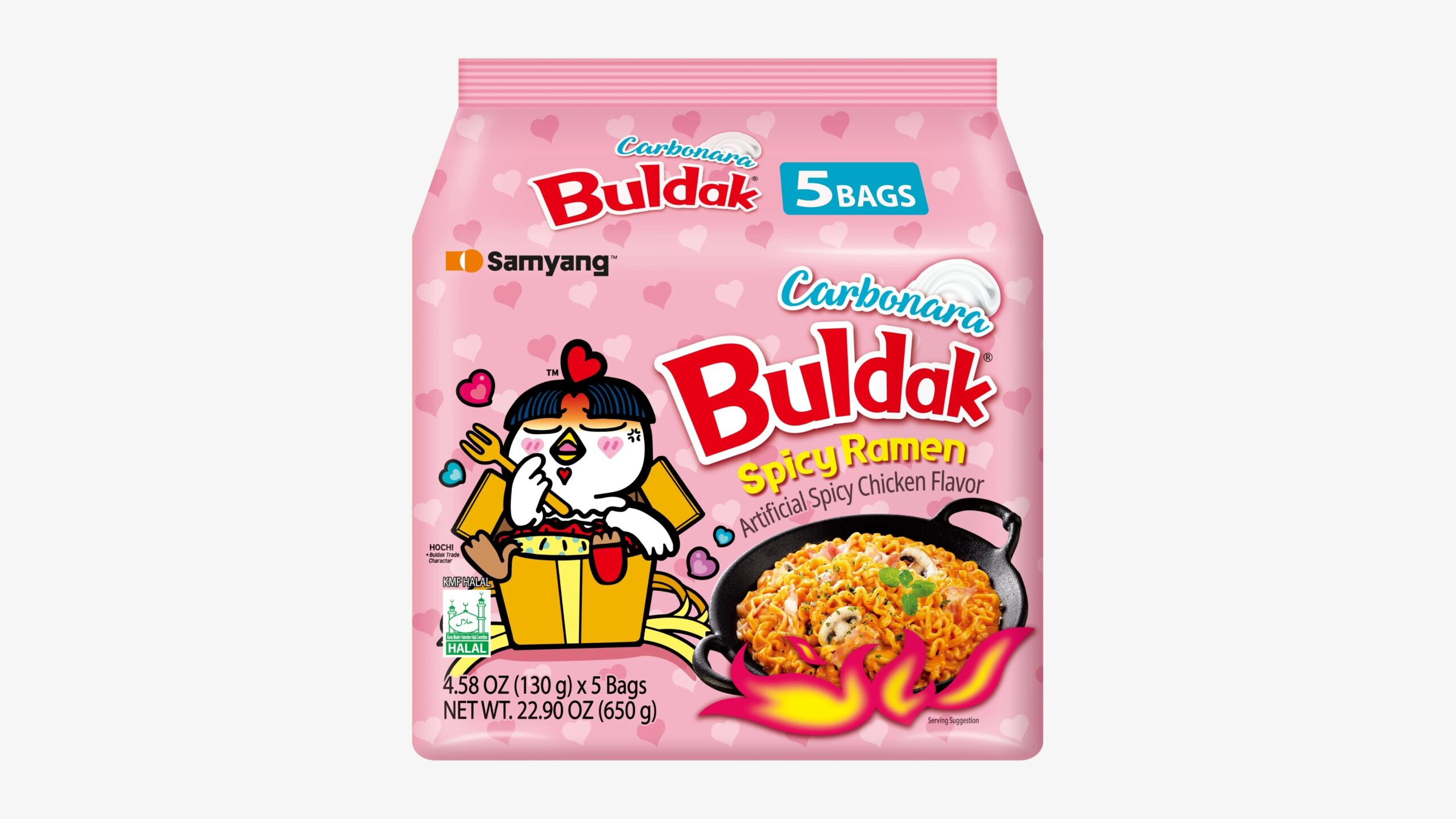An application scenario or product detail of pink buldak noodles - Image 3