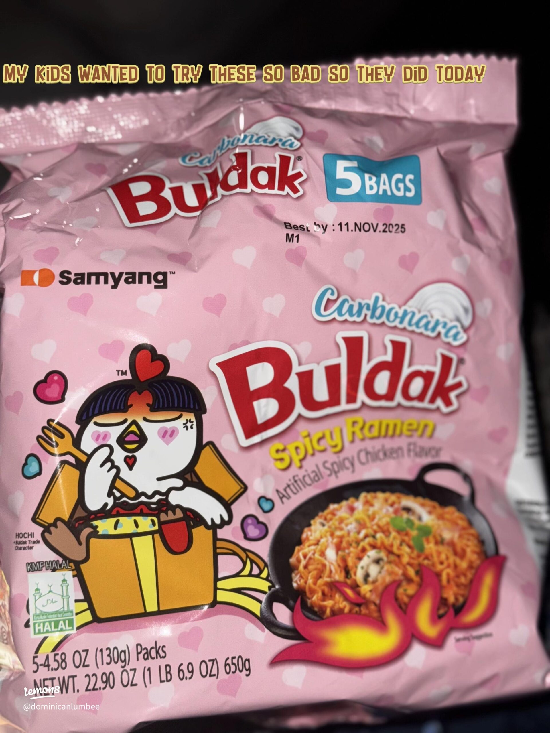 An application scenario or product detail of pink buldak noodles - Image 13