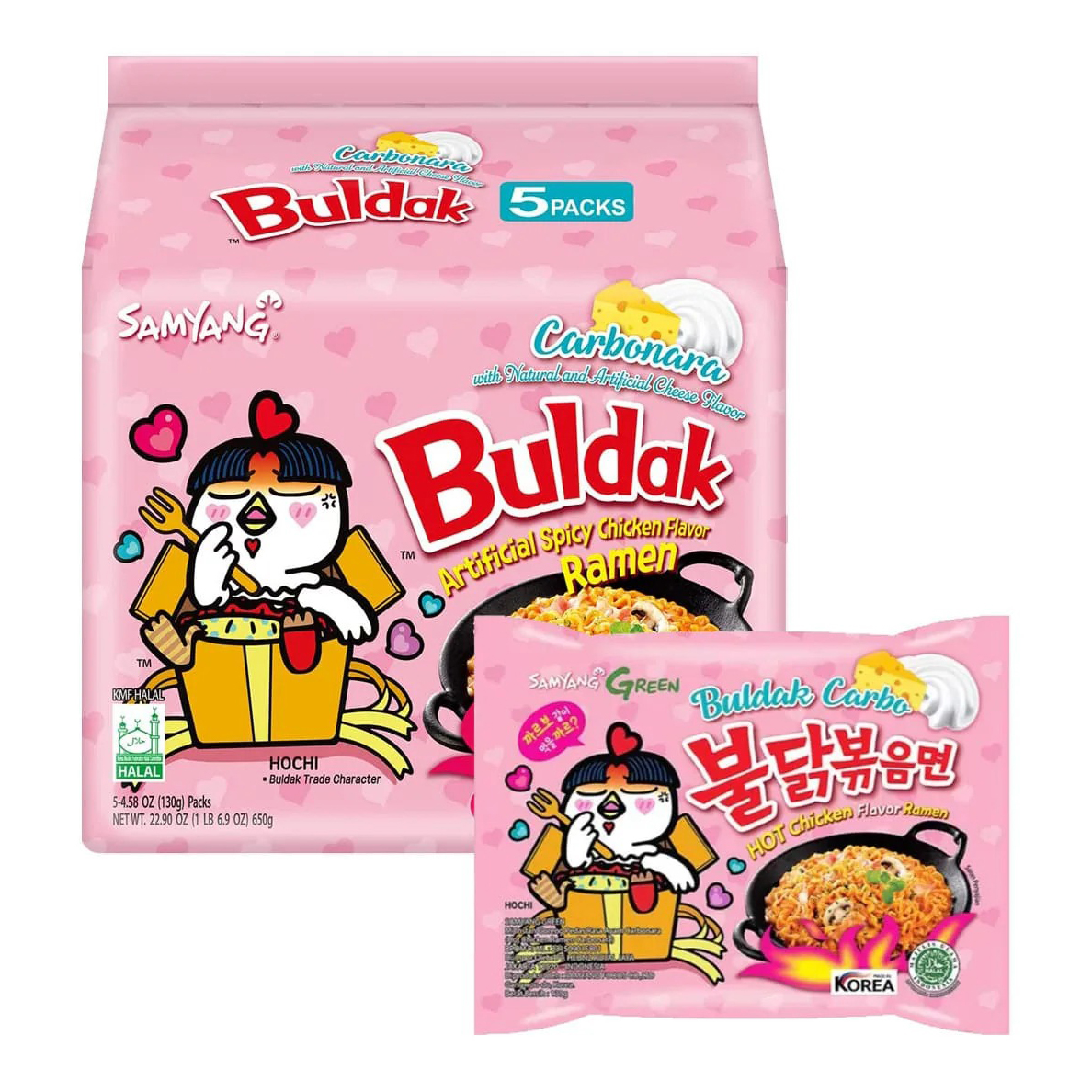 An application scenario or product detail of pink buldak noodles - Image 14