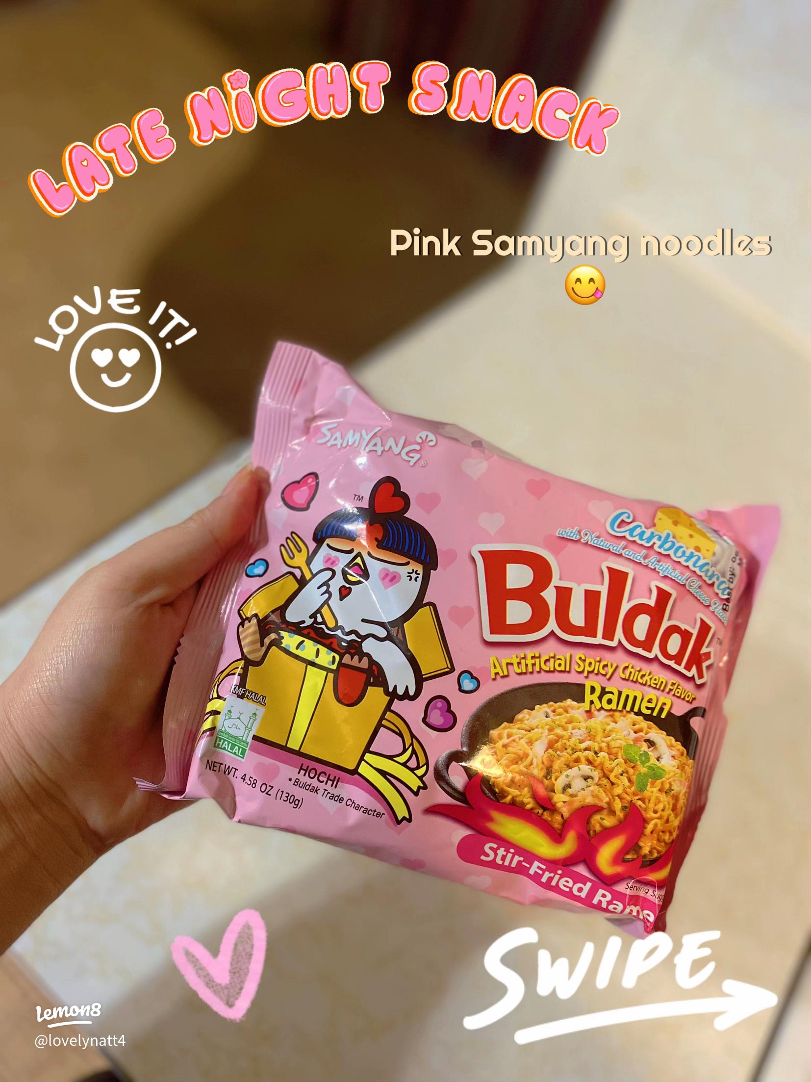 An application scenario or product detail of pink buldak noodles - Image 15