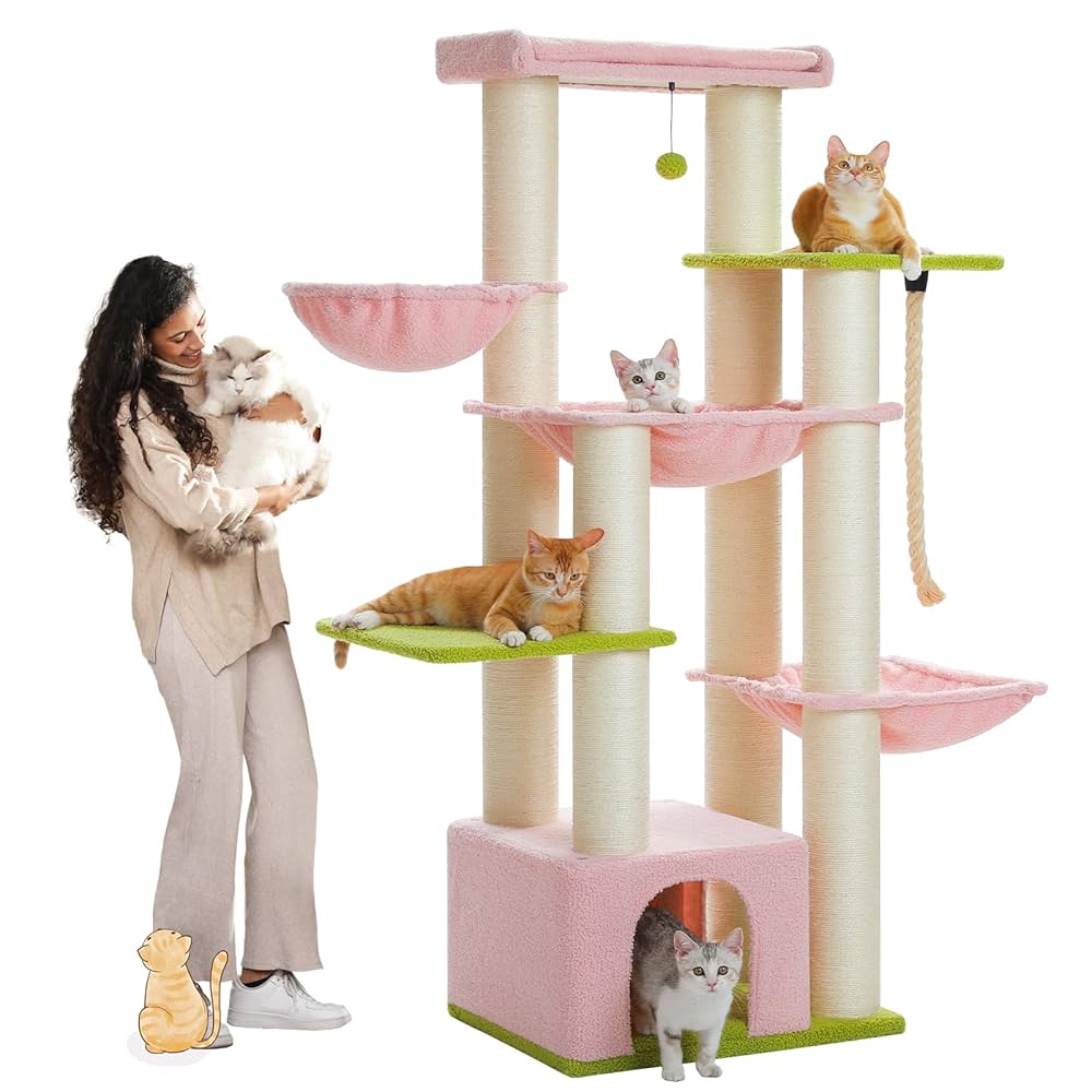 An application scenario or product detail of pink cat tower - Image 8