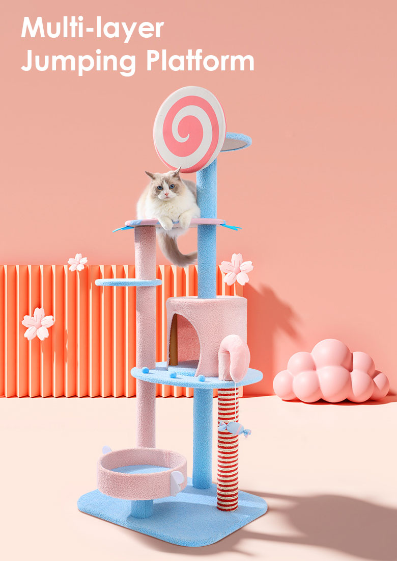 An application scenario or product detail of pink cat tower - Image 19