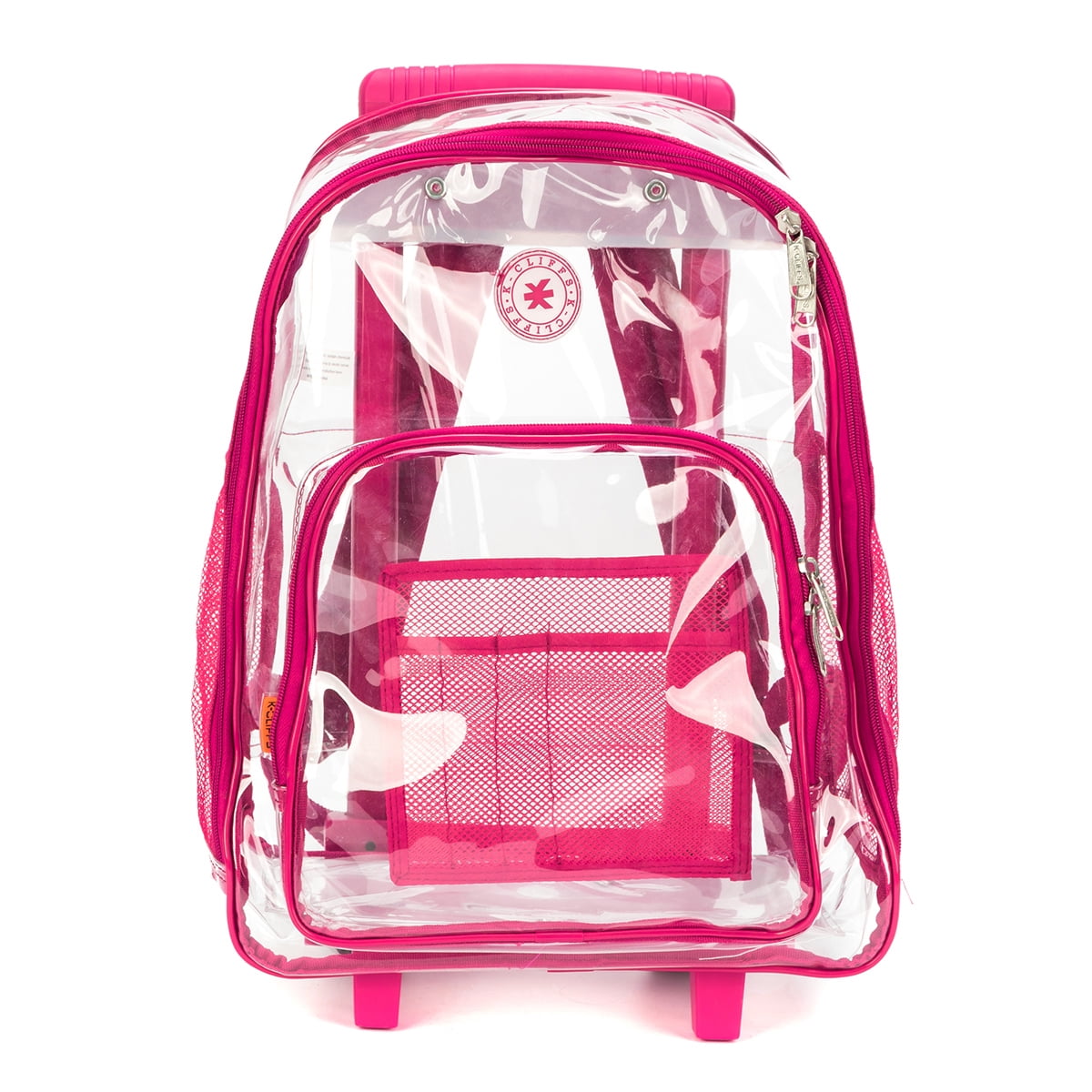 An application scenario or product detail of pink clear backpack - Image 9