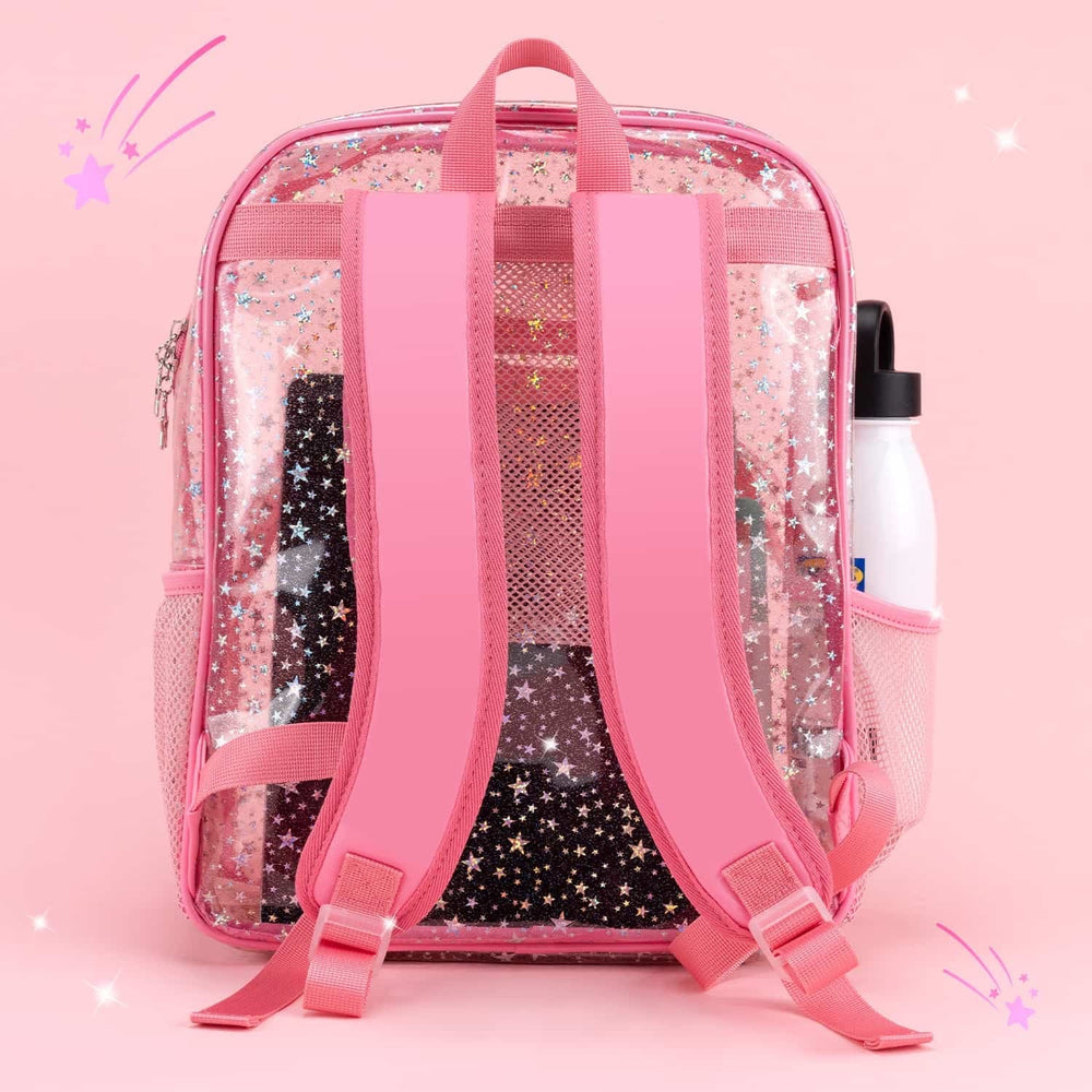 An application scenario or product detail of pink clear backpack - Image 21