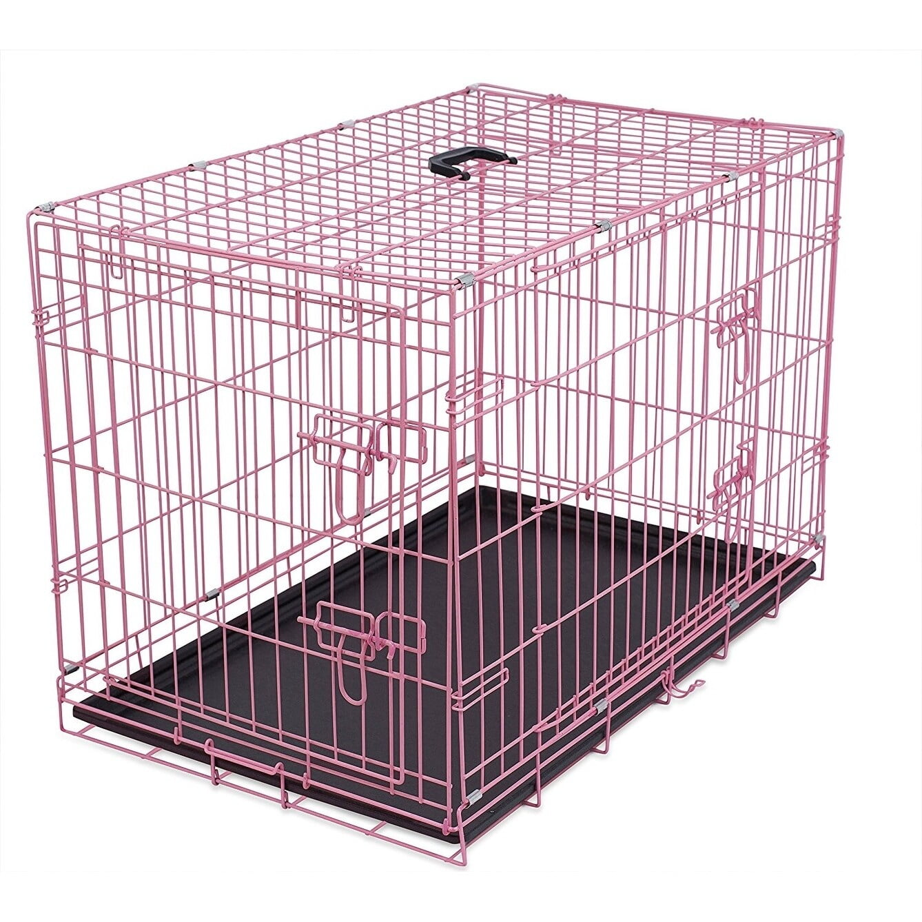 An application scenario or product detail of pink dog cage - Image 1