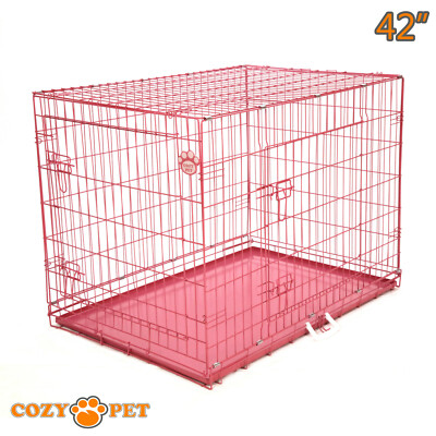 An application scenario or product detail of pink dog cage - Image 3