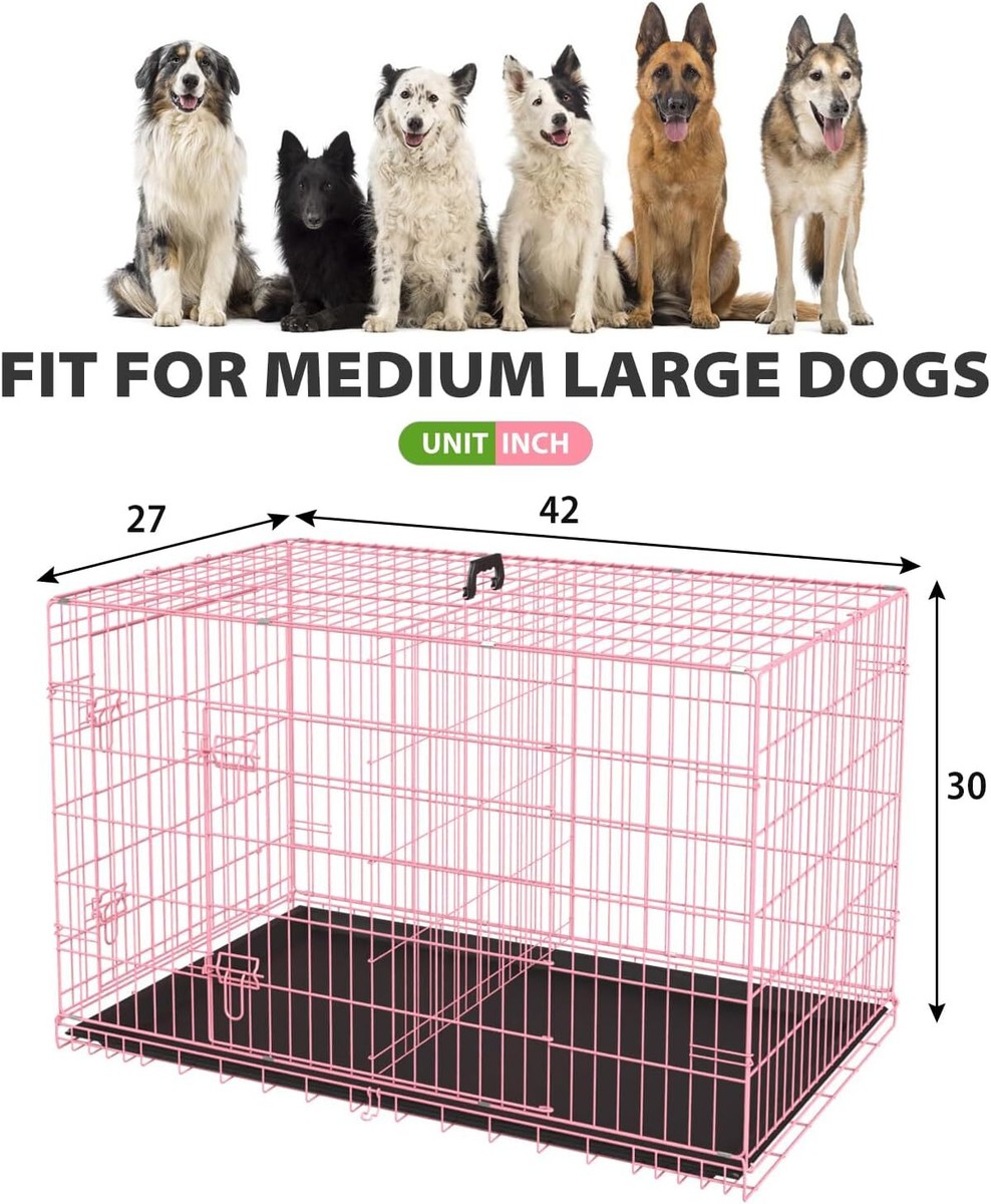 An application scenario or product detail of pink dog cage - Image 7