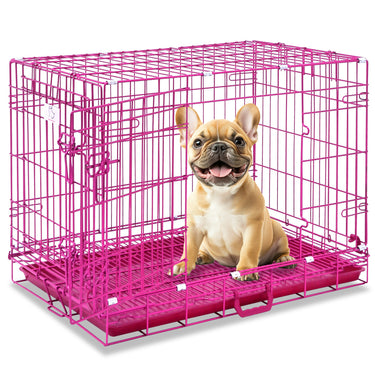An application scenario or product detail of pink dog cage - Image 15