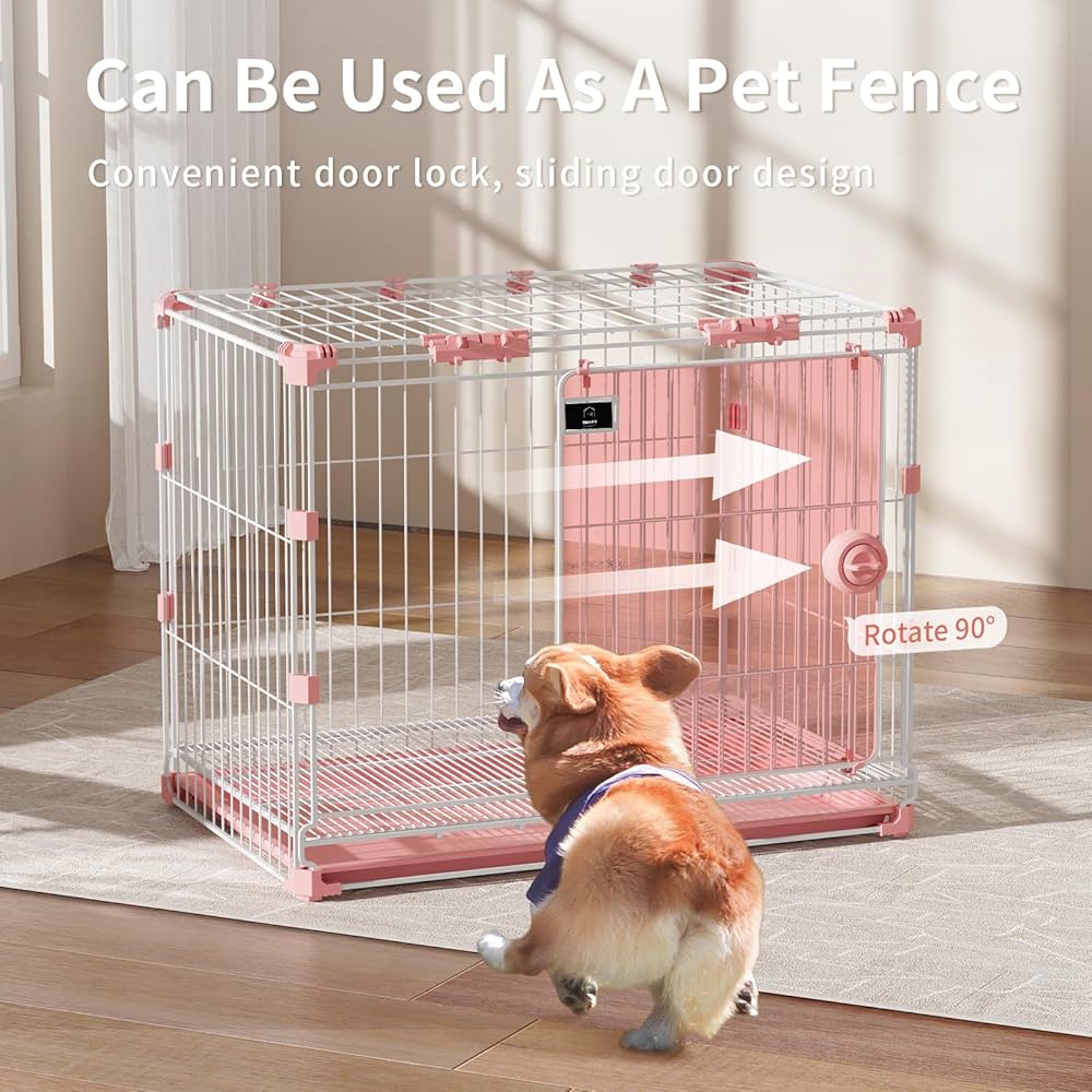 An application scenario or product detail of pink dog cage - Image 16