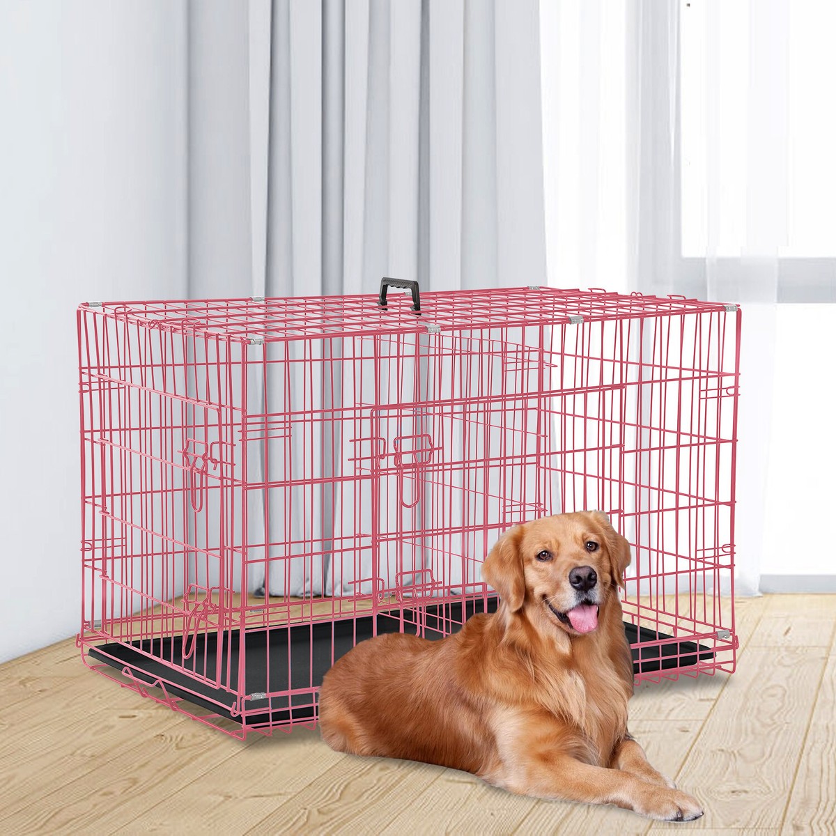 Featured image for the pink dog cage guide