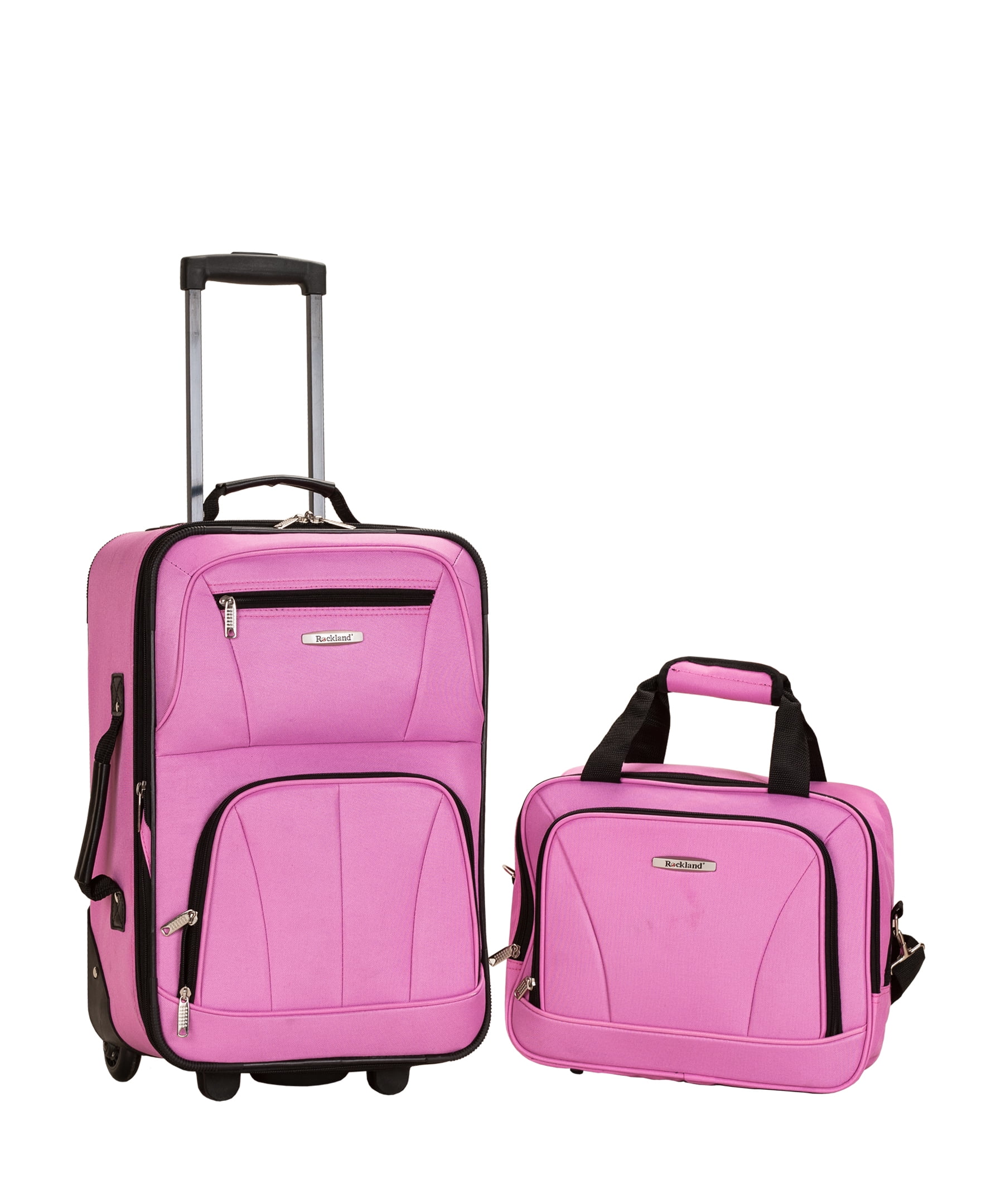 An application scenario or product detail of pink luggage sets - Image 1