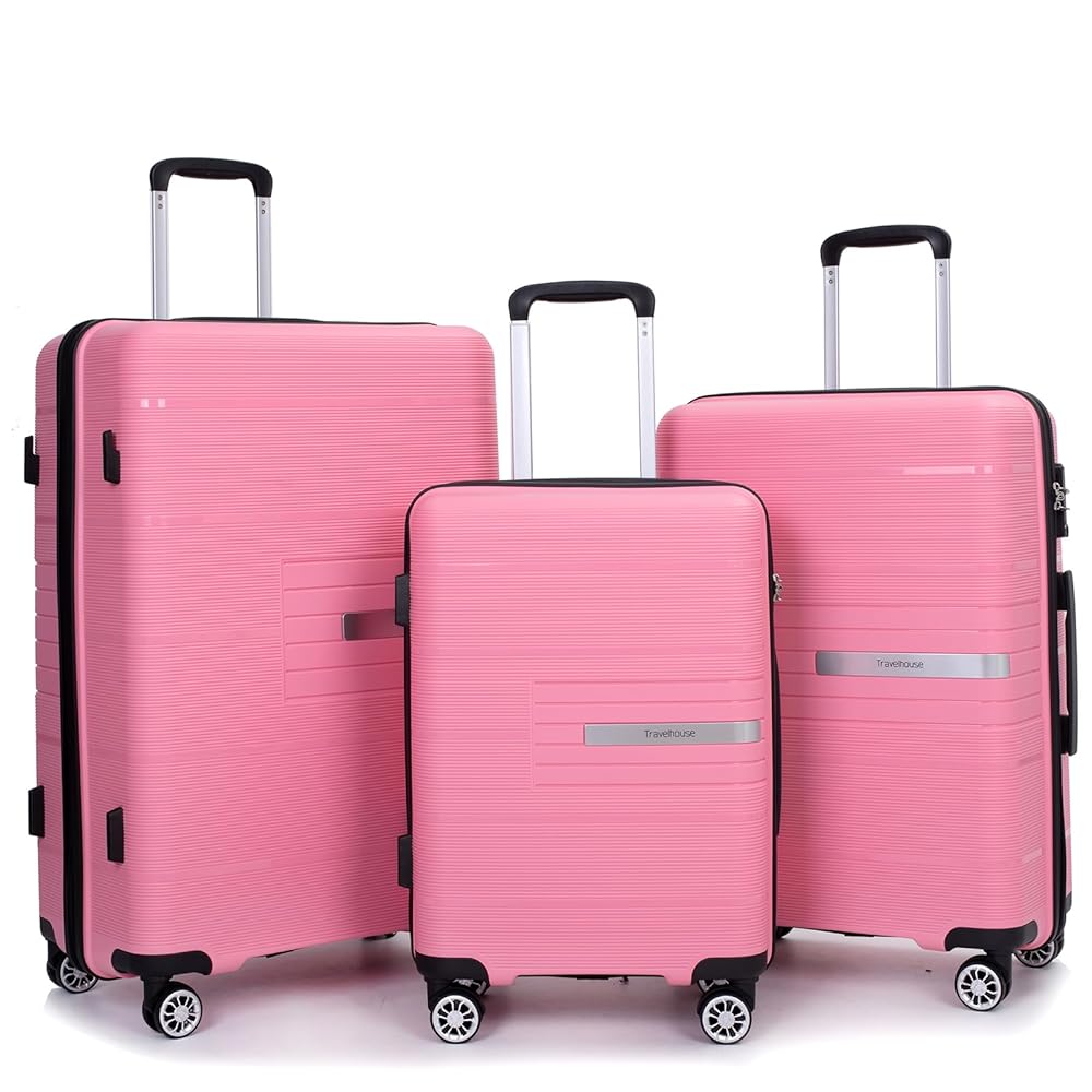 An application scenario or product detail of pink luggage sets - Image 12