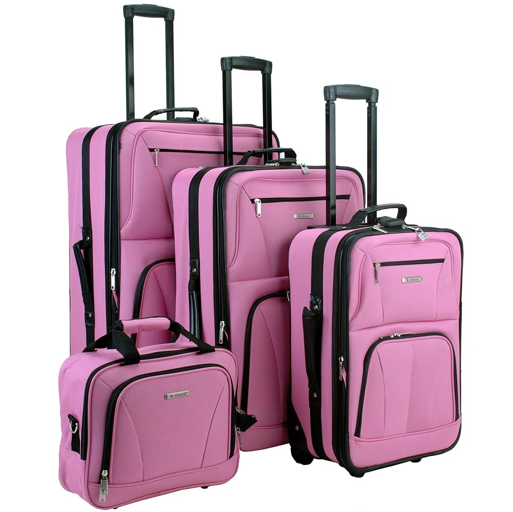 An application scenario or product detail of pink luggage sets - Image 15