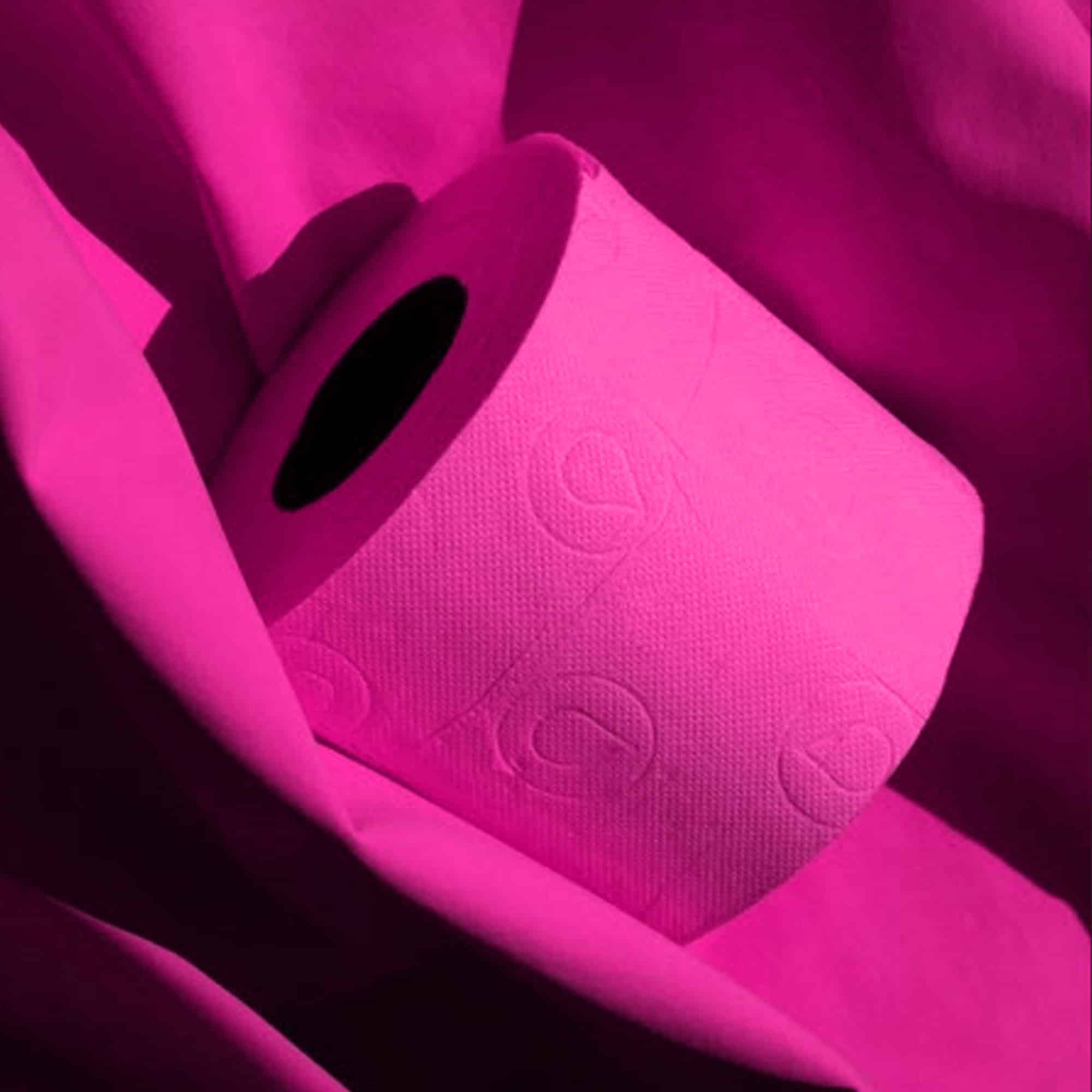 An application scenario or product detail of pink toilet paper - Image 12