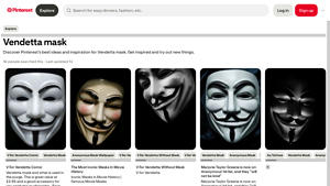Pinterest - Vendetta Mask
