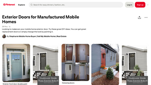 Pinterest - Mobile Home Exterior Doors