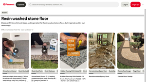 Pinterest - Resin Washed Stone Paint