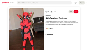 Costumes - Disney, Spiderman, Deadpool