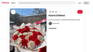 Pinterest - Ribbon Rose Bouquets