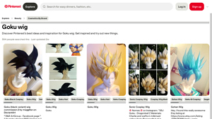 Pinterest - Goku Wig