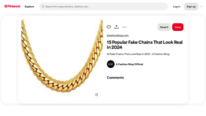 Pinterest - 15 Fake Chains That Look Real