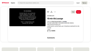 Pinterest - Exercise Videos