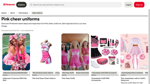 Pinterest - Pink Cheer Uniforms