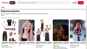 Pinterest - Sukuna Costume Ideas