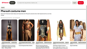 Pharaoh Costume - Men's Egyptian Attire