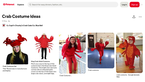 Pinterest - Crab Costume Ideas
