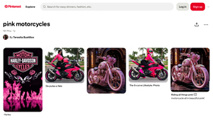 Pinterest - Pink Motorcycles and Accessories
