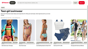 Pinterest - Girls Swimwear