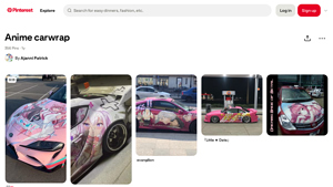 Pinterest - Anime Car Wraps