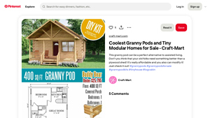 Pinterest - Affordable Granny Pods