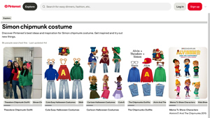 Pinterest - Simon Chipmunk Costume