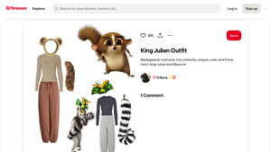 Pinterest - King Julien Trio Halloween Costumes