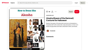 Pinterest - Akasha Costume