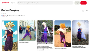 Pinterest - Gohan Cosplay Essentials