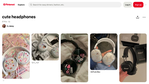 Pinterest - Aesthetic Headphones