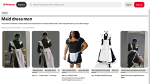 Pinterest - Male Maid Outfits