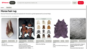 Pinterest - Large Cowhide Rug